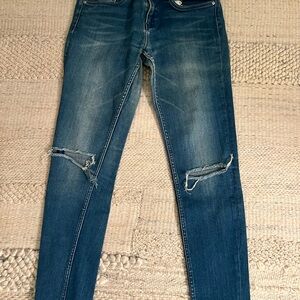 Zara Women's Skinny Jeans - Blue